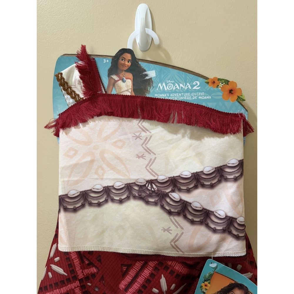 NEW Disney's Moana 2 Moana Adventure Outfit/Costume Fit Sizes 4-6X NWT - Picture 2 of 9